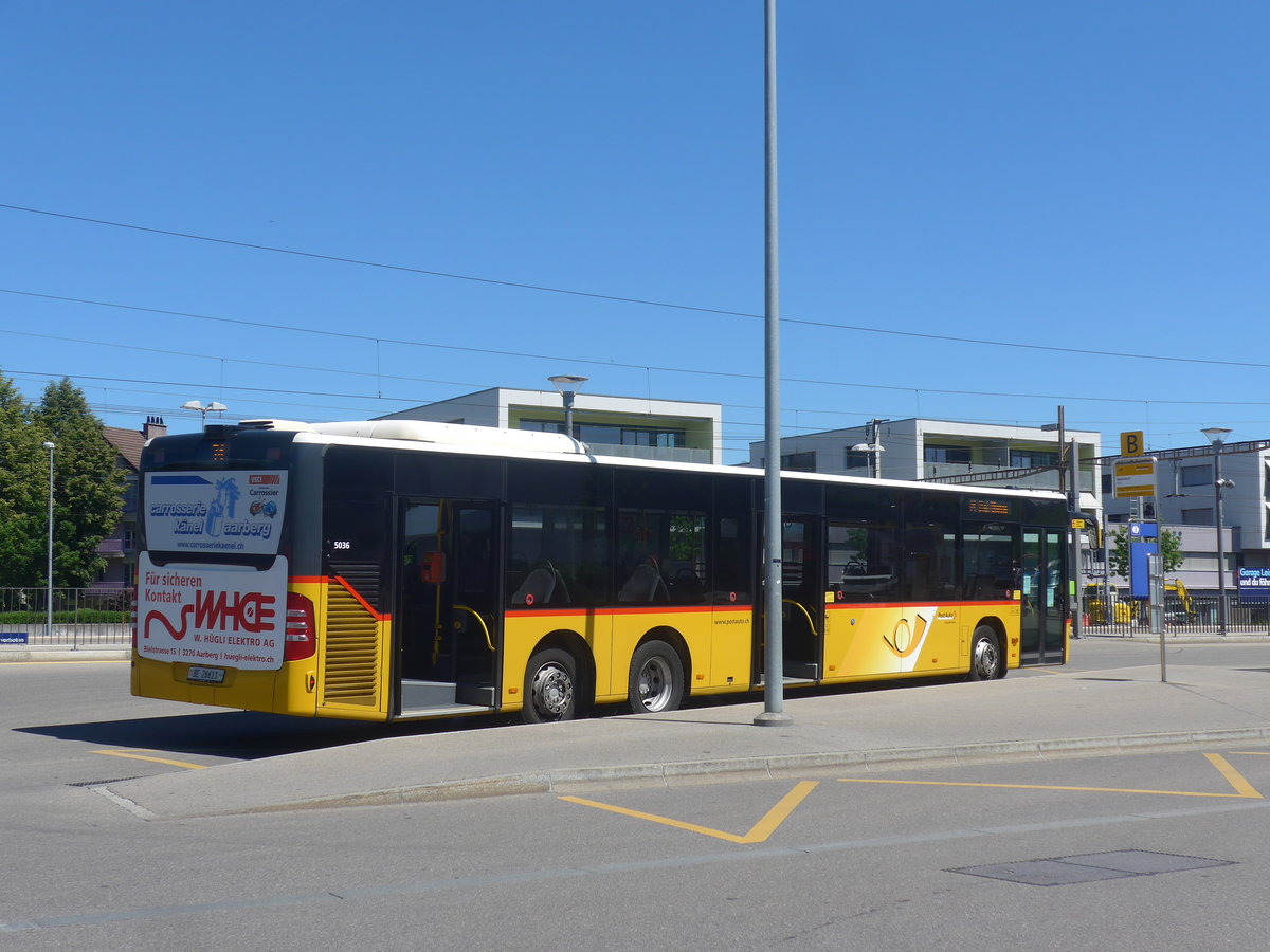 (217'171) - AVA Aarberg - Nr. 1/BE 26'611 - Mercedes am 21. Mai 2020 beim Bahnhof Lyss