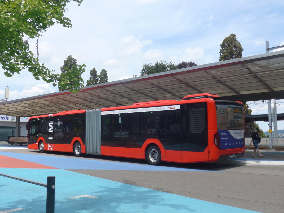 (217'410) - AHW Horgen - Nr. 610/ZH 896'237 - MAN am 30. Mai 2020 beim Bahnhof Horgen