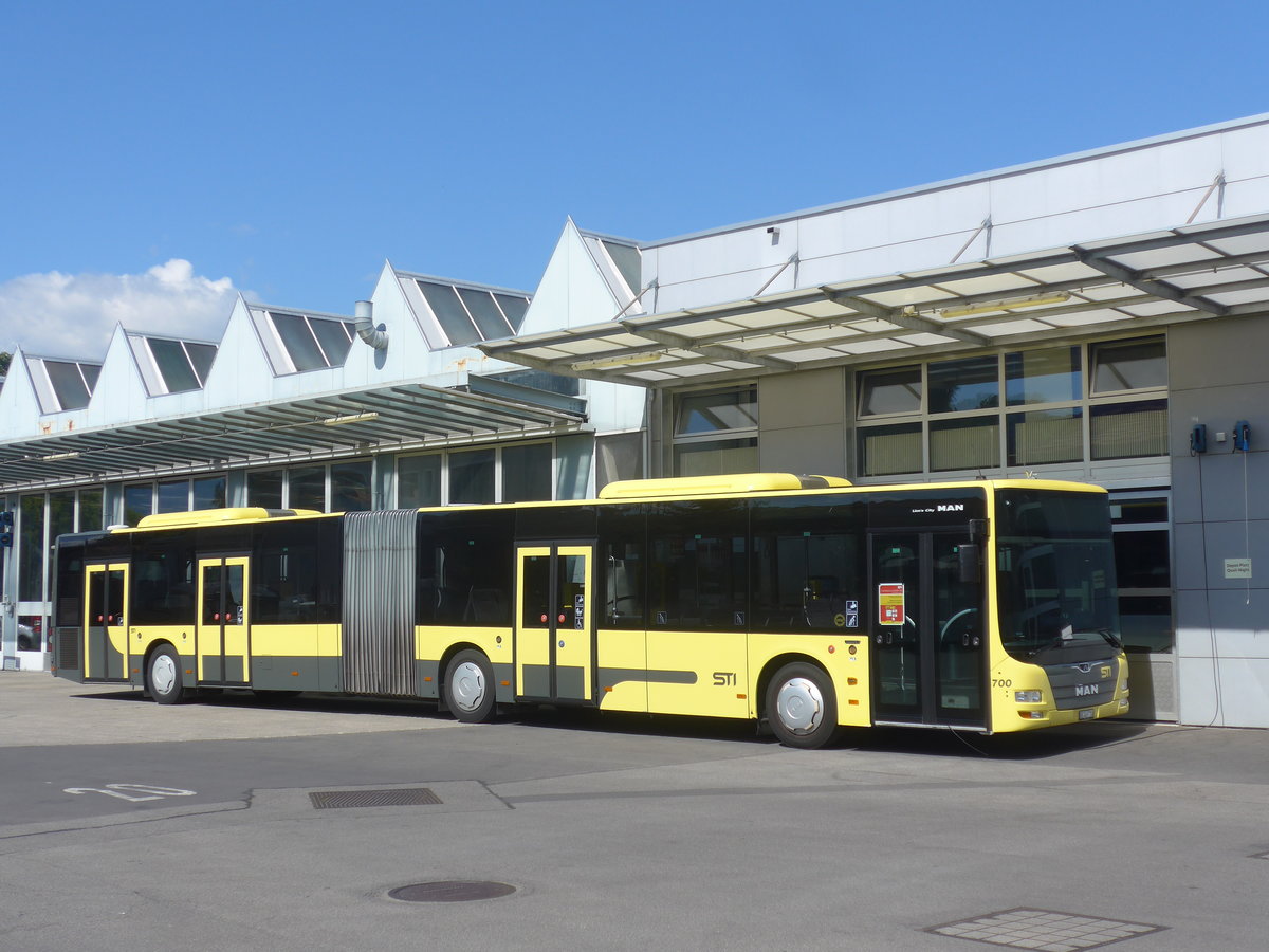 (217'505) - STI Thun - Nr. 700/BE 849'700 - MAN am 31. Mai 2020 in Thun, Garage