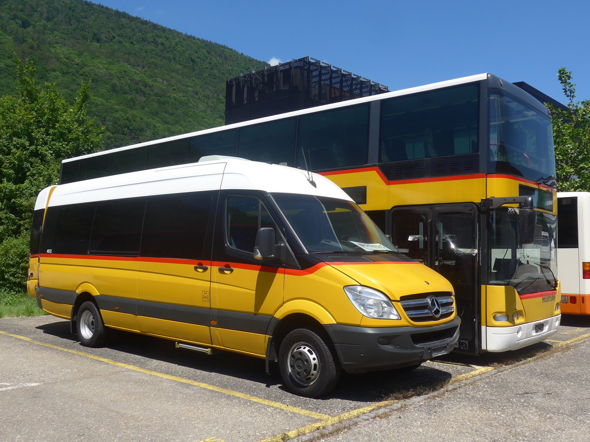 (217'511) - PostAuto Wallis - (VS 629) - Mercedes (ex Moosalp Tours, Stalden) am 31. Mai 2020 in Biel, Rattinbus