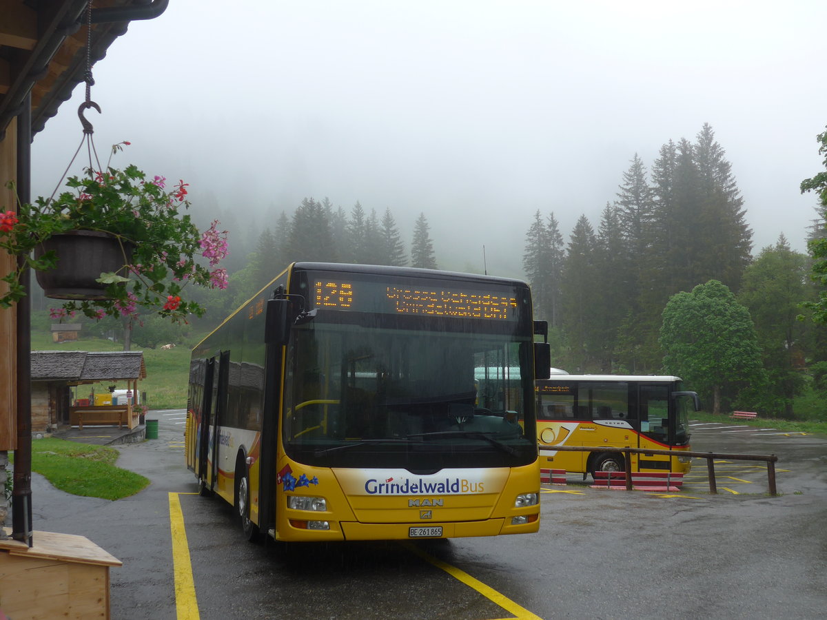 (217'631) - Grindelwaldbus, Grindelwald - Nr. 11/BE 261'865 - MAN/Gppel am 7. Juni 2020 auf der Schwarzwaldalp