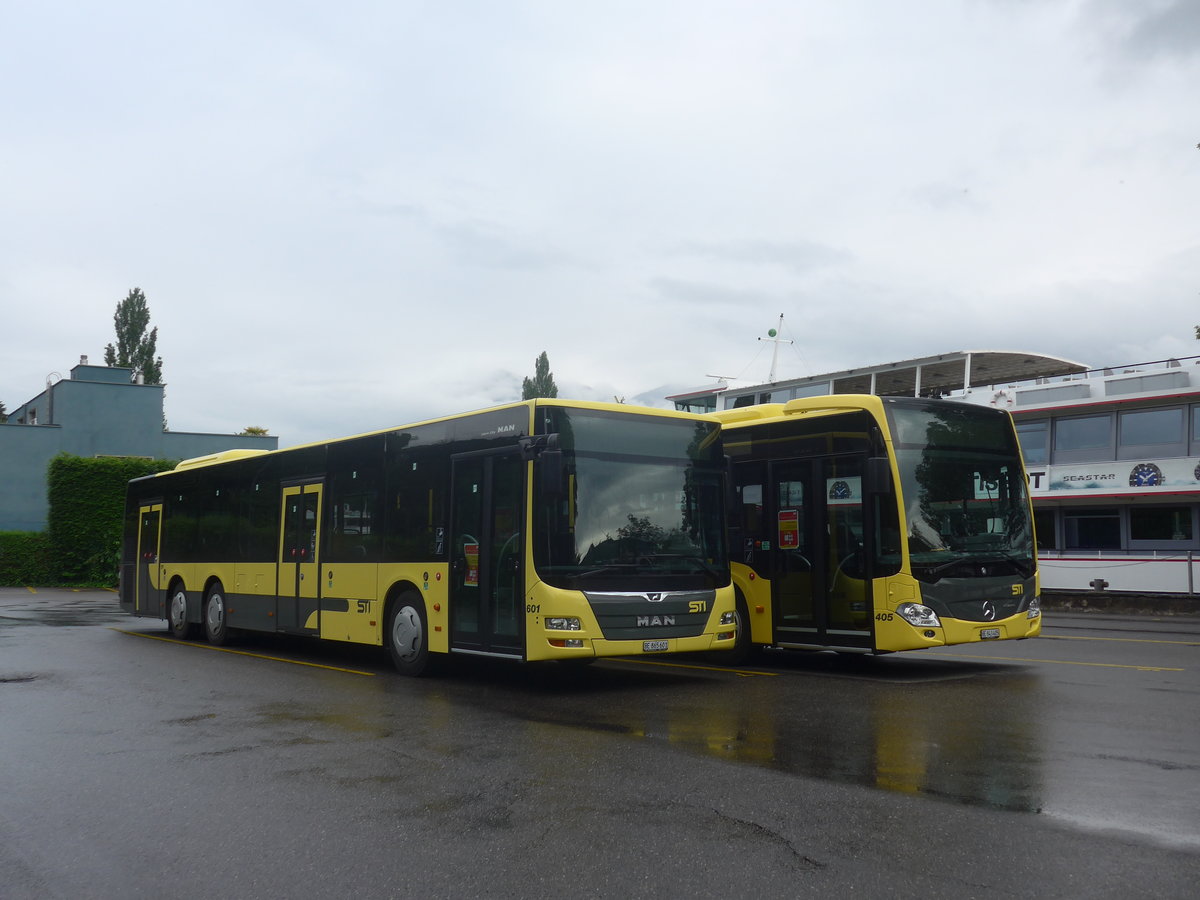 (217'674) - STI Thun - Nr. 601/BE 865'601 - MAN am 7. Juni 2020 bei der Schifflndte Thun