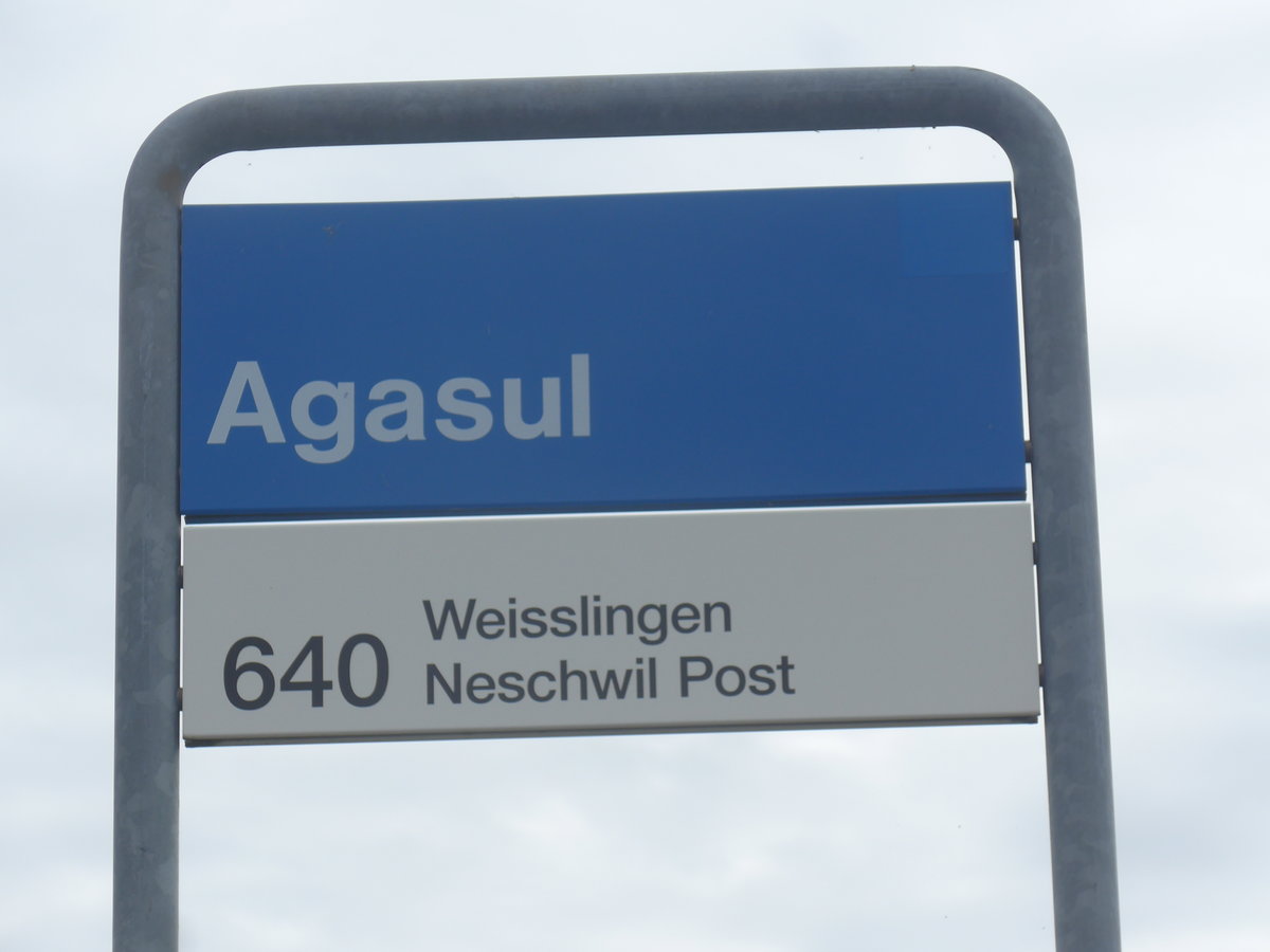 (217'701) - VBG-Haltestelle - Agasul - am 8. Juni 2020