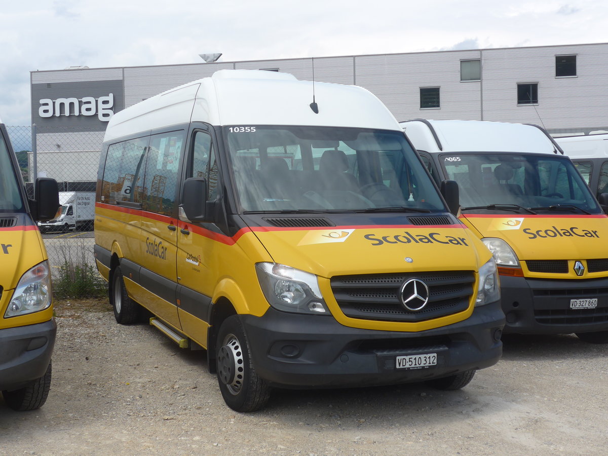 (217'860) - CarPostal Ouest - VD 510'312 - Mercedes am 13. Juni 2020 in Daillens, Planzer