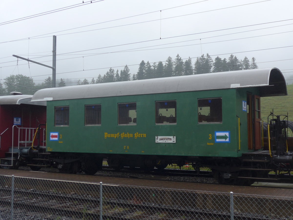 (217'939) - DBB-Personenwagen am 14. Juni 2020 im Bahnhof Sumiswald-Gr�nen