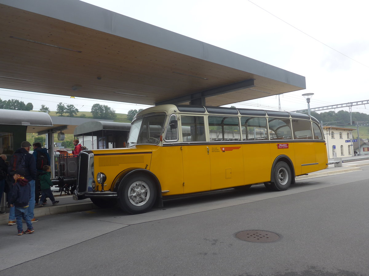 (217'948) - Loosli, Wyssachen - BE 26'794 - Saurer/R&J am 14. Juni 2020 beim Bahnhof Huttwil