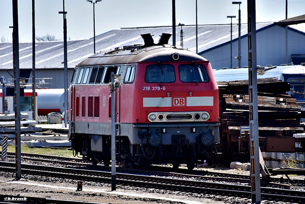 218 379-6 stand am 01.05.16,im bf westerland(sylt) , 01.05.16