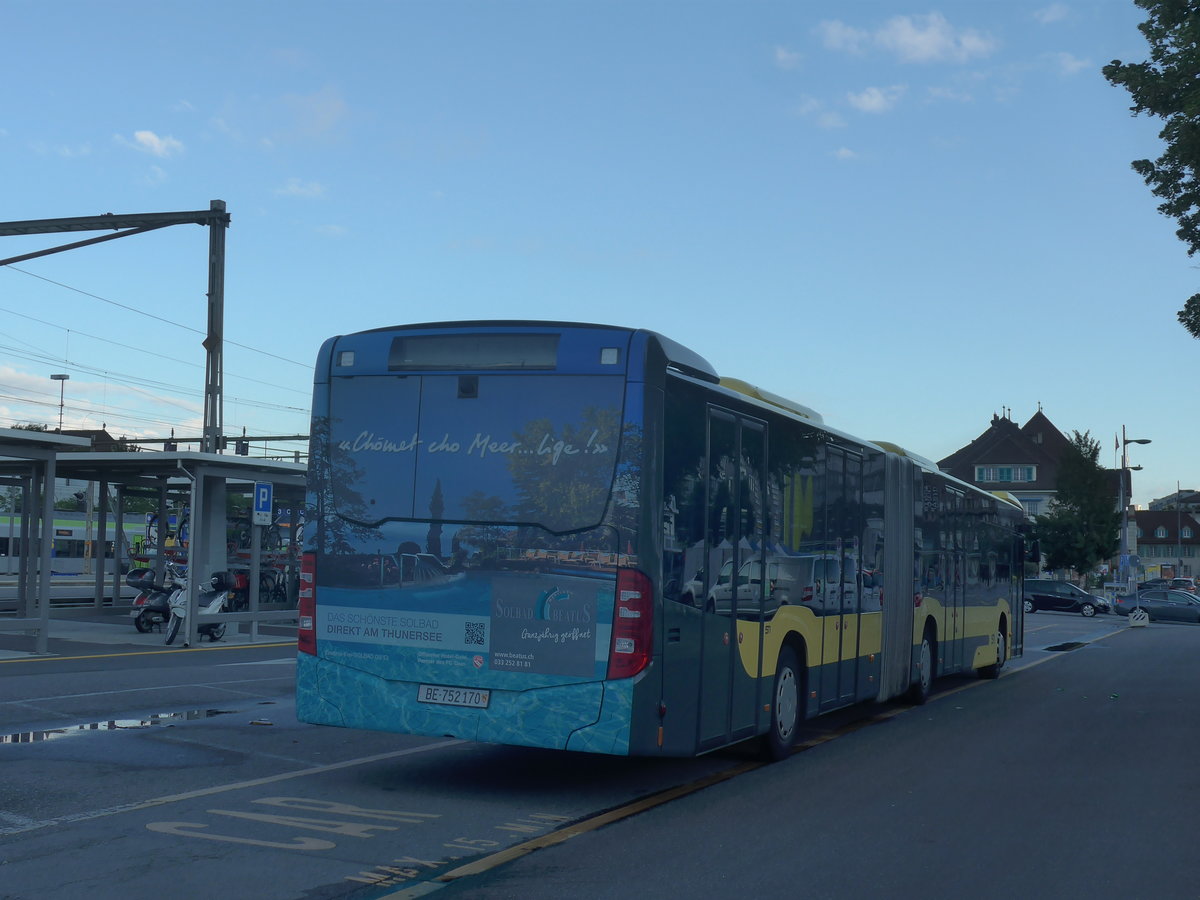 (218'063) - STI Thun - Nr. 170/BE 752'170 - Mercedes am 21. Juni 2020 in Thun, CarTerminal