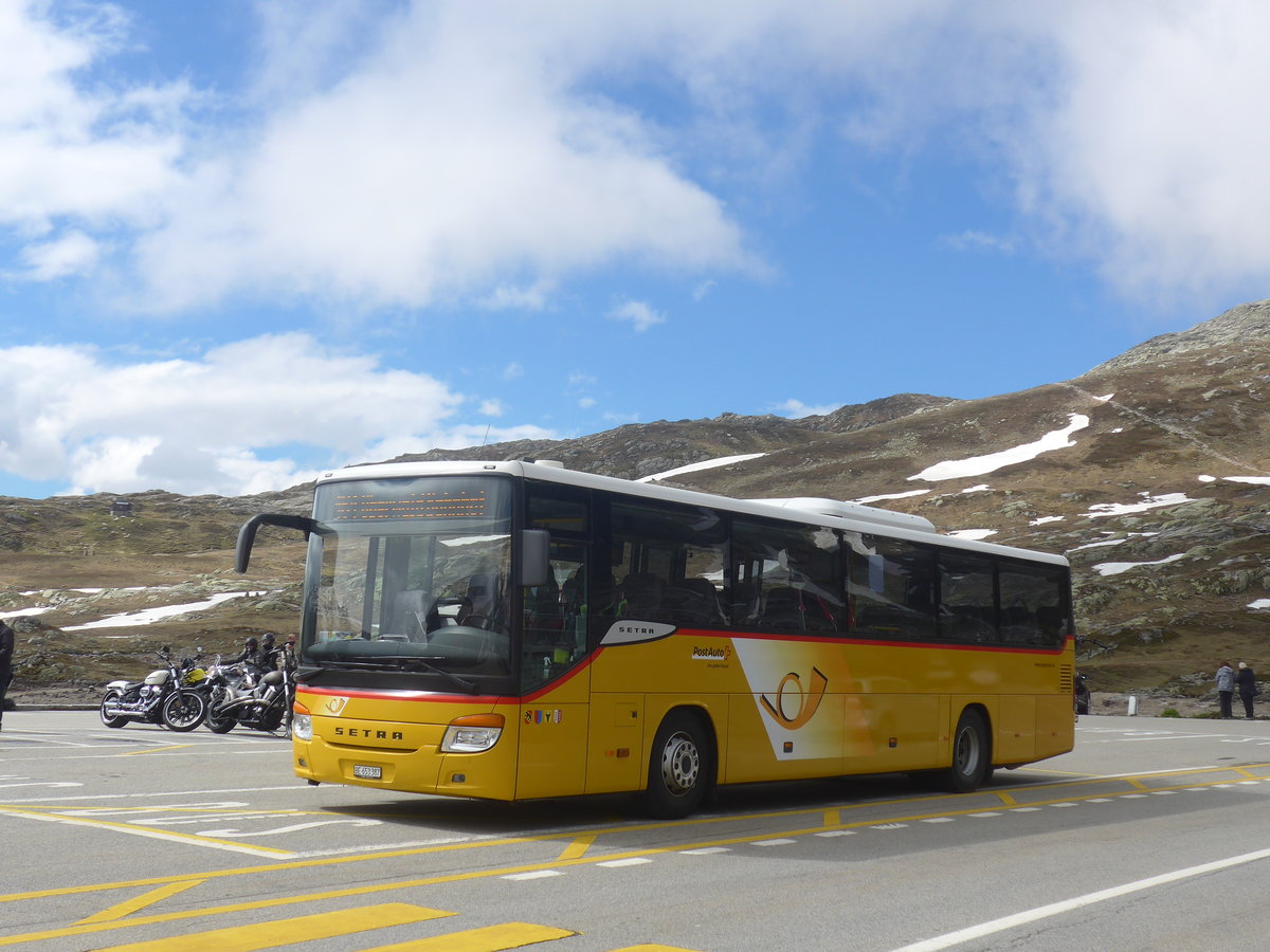 (218'079) - PostAuto Bern - Nr. 70/BE 653'387 - Setra am 21. Juni 2020 in Grimsel, Passhhe