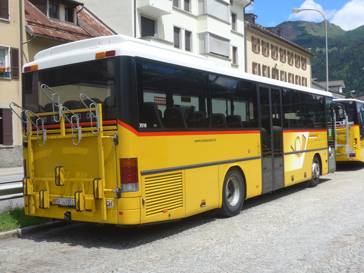 (218'105) - Marchetti, Airolo - Nr. 532/TI 149'551 - Setra (ex AutoPostale Ticino Nr. 532) am 21. Juni 2020 beim Bahnhof Airolo