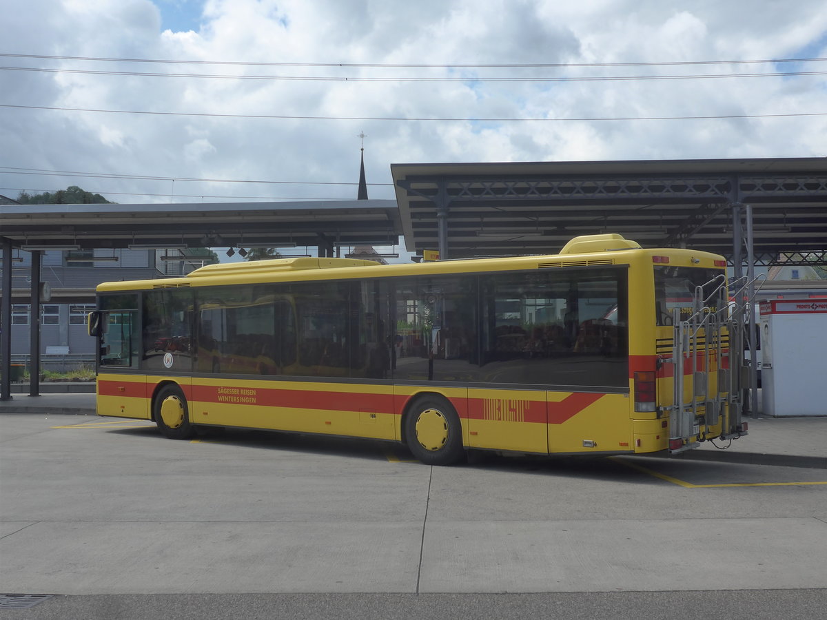 (218'219) - ASW Wintersingen - Nr. 2(119)/BL 7678 - Setra am 28. Juni 2020 beim Bahnhof Sissach