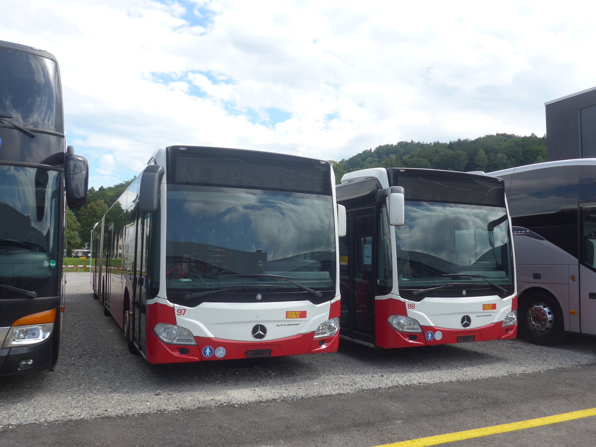 (218'246) - BLT Oberwil - Nr. 97 - Mercedes (ex Gschwindl, A-Wien Nr. 8409) am 28. Juni 2020 in Winterthur, EvoBus