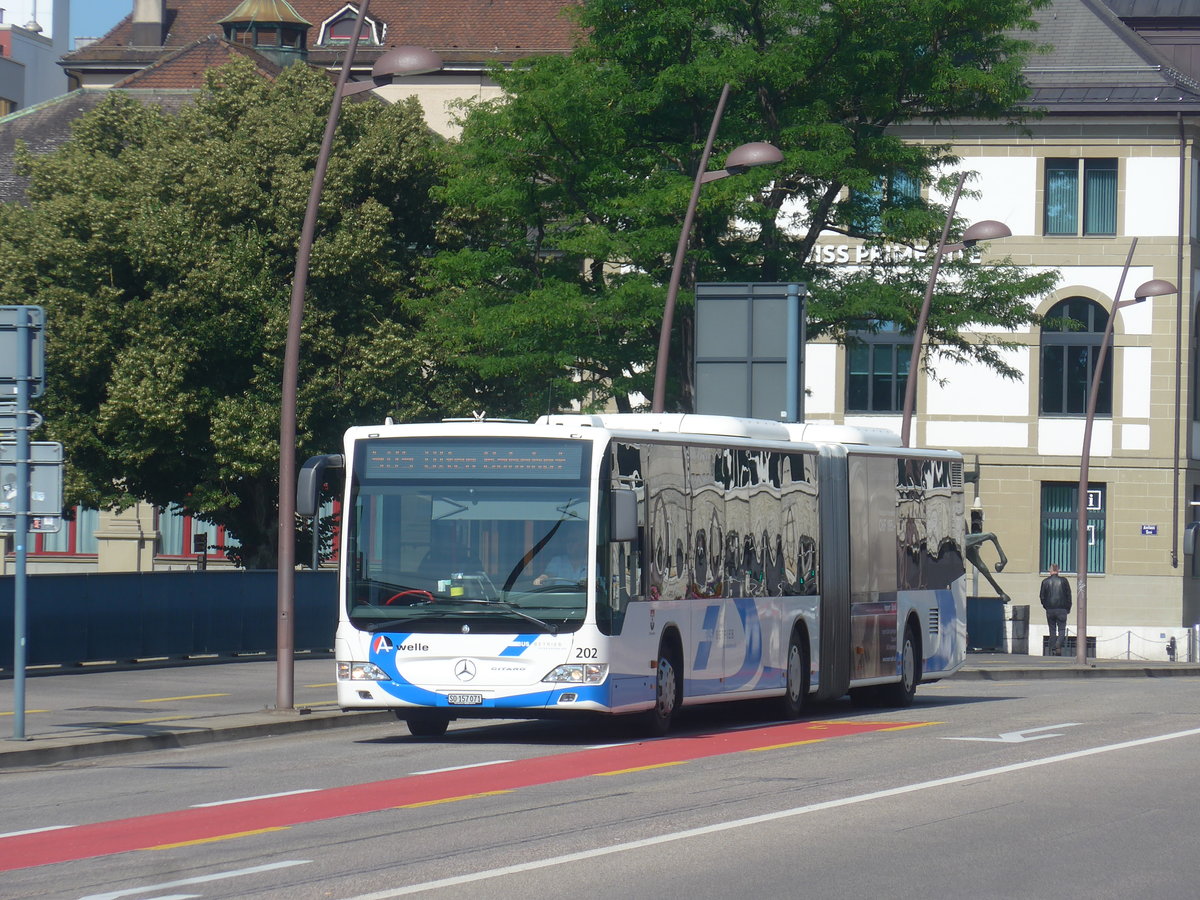 (218'318) - BOGG Wangen b.O. - Nr. 202/SO 157'071 - Mercedes am 4. Juli 2020 in Olten, Bahnhofbrcke