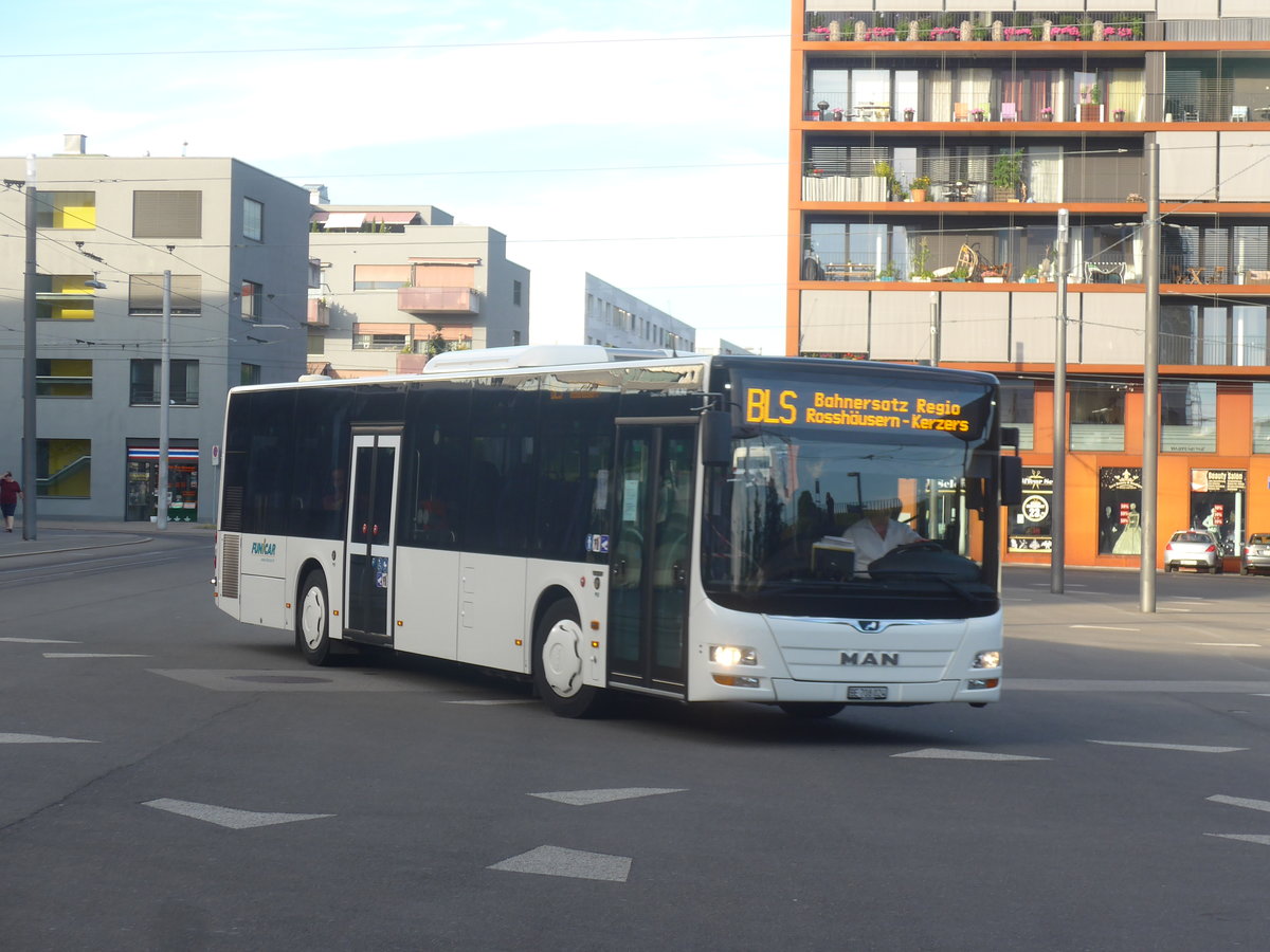 (218'448) - Funi-Car, Biel - Nr. 24/BE 708'024 - MAN am 4. Juli 2020 beim Bahnhof Bern Brnnen Westside