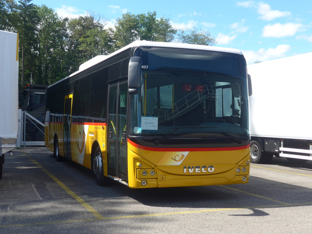 (218'491) - PostAuto Graubnden - PID 11'407 - Iveco am 5. Juli 2020 in Hendschiken, Iveco