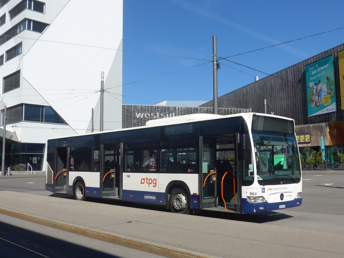 (218'819) - Genve-Tours, Genve - Nr. 984/GE 960'798 - Mercedes am 19. Juli 2020 beim Bahnhof Bern Brnnen Westside