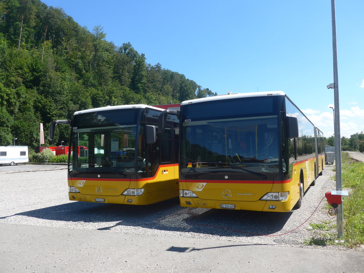 (218'978) - PostAuto Bern - Nr. 636/BE 560'405 - Mercedes am 25. Juli 2020 in Laupen, Garage