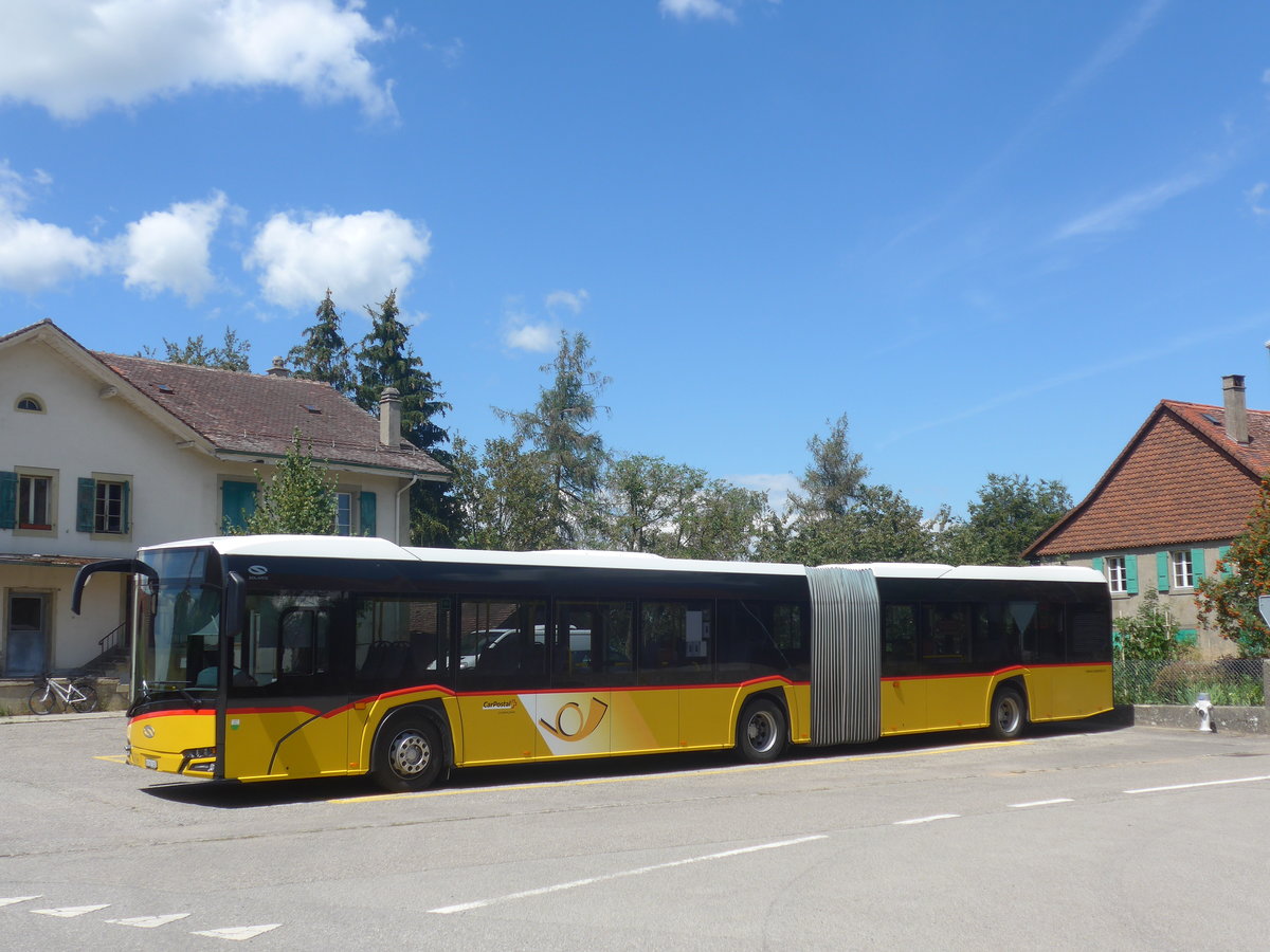 (219'007) - CarPostal Ouest - VD 267'845 - Solaris am 25. Juli 2020 in Sdeilles, Village