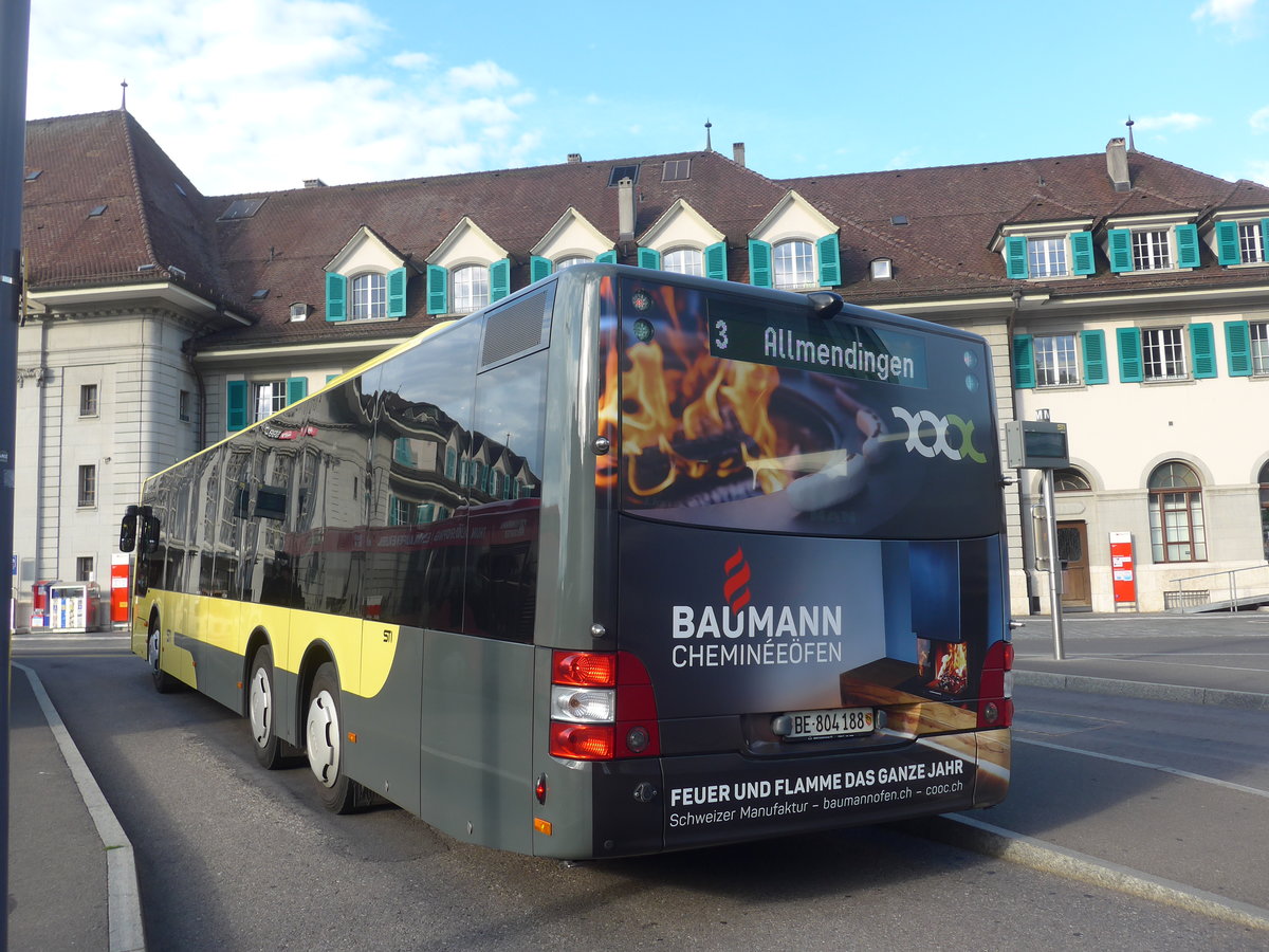 (219'102) - STI Thun - Nr. 188/BE 804'188 - MAN am 26. Juli 2020 beim Bahnhof Thun