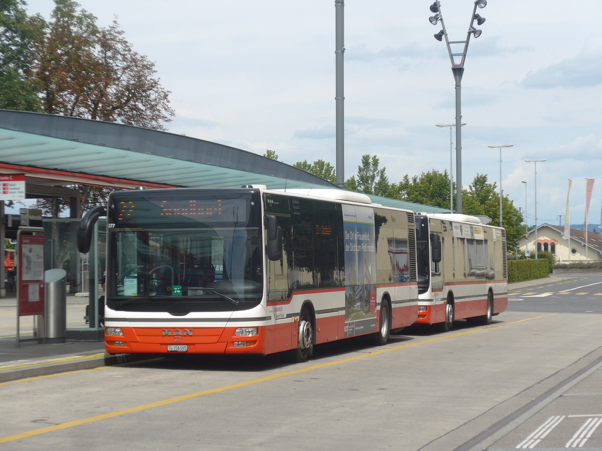 (219'128) - PostAuto Ostschweiz - TG 158'095 - MAN am 26. Juli 2020 beim Bahnhof Frauenfeld