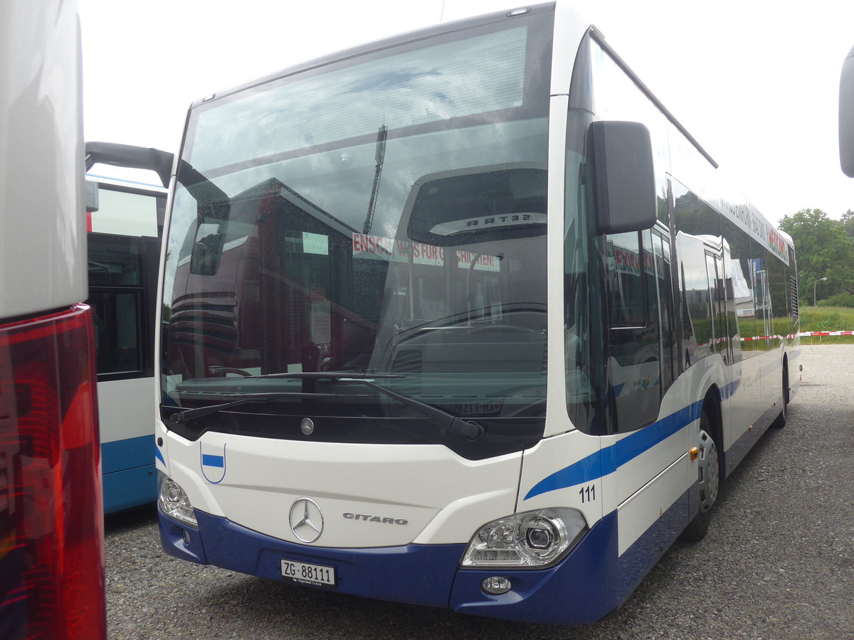 (219'133) - ZVB Zug - Nr. 111/ZG 88'111 - Mercedes am 26. Juli 2020 in Winterthur, EvoBus