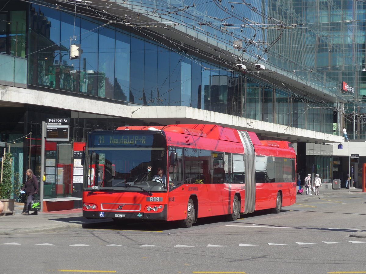 (219'171) - Bernmobil, Bern - Nr. 819/BE 612'819 - Volvo am 27. Juli 2020 beim Bahnhof Bern