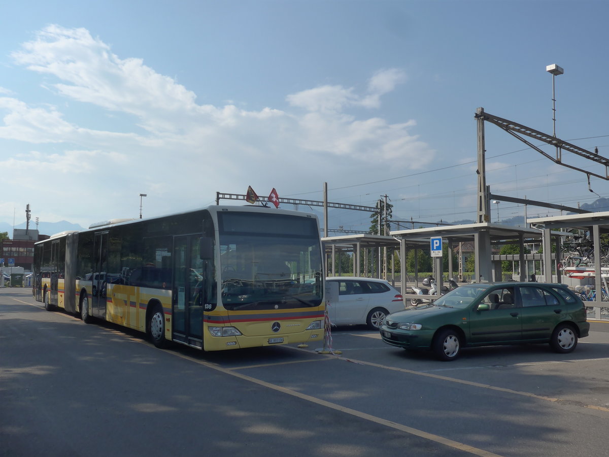 (219'257) - STI Thun - Nr. 136/BE 801'136 - Mercedes am 1. August 2020 in Thun, CarTerminal