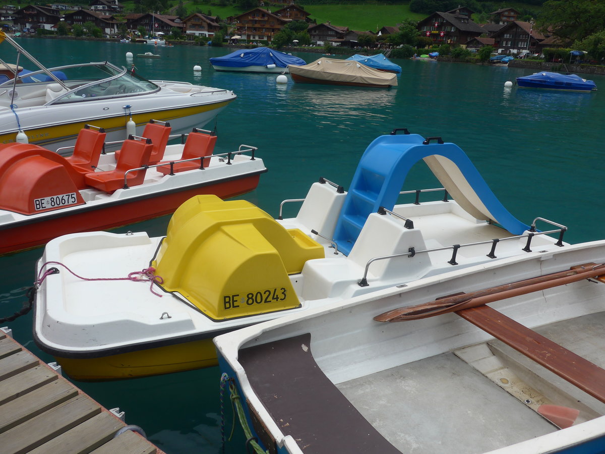 (219'265) - Pedalo - BE 80'243 - am 1. August 2020 in Iseltwald
