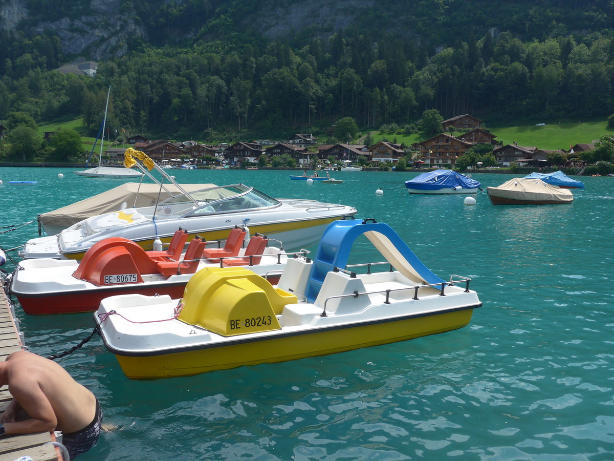 (219'279) - Pedalo - BE 80'243 - am 1. August 2020 in Iseltwald