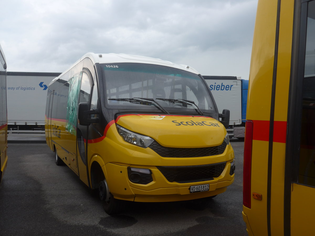 (219'371) - CarPostal Ouest - VD 603'812 - Iveco/Dypety am 2. August 2020 in Kerzers, Interbus