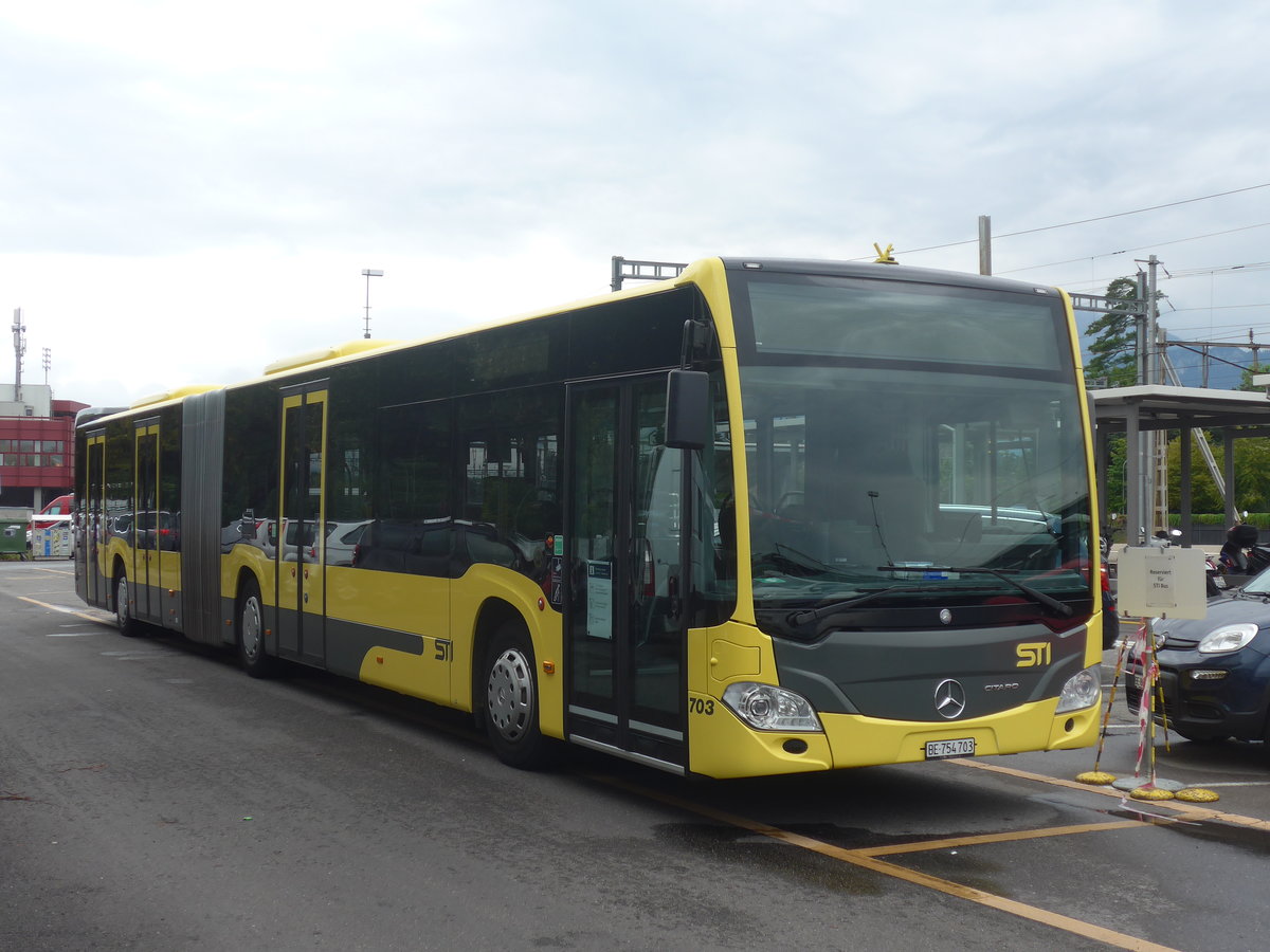 (219'479) - STI Thun - Nr. 703/BE 754'703 - Mercedes am 3. August 2020 in Thun, CarTerminal