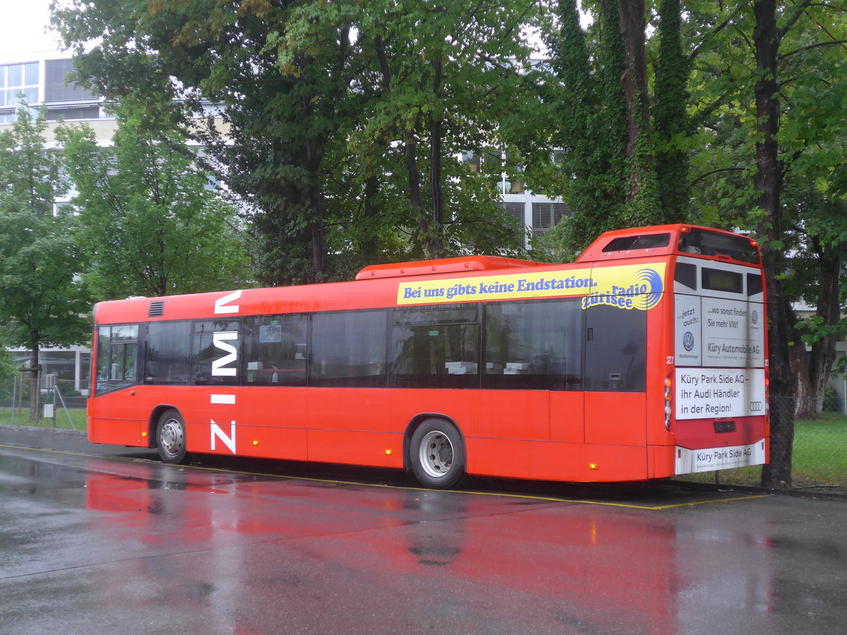 (219'485) - Buchard, Leytron - Volvo (ex AHW Horgen Nr. 27) am 3. August 2020 bei der Schifflndte Thun (Einsatz STI)