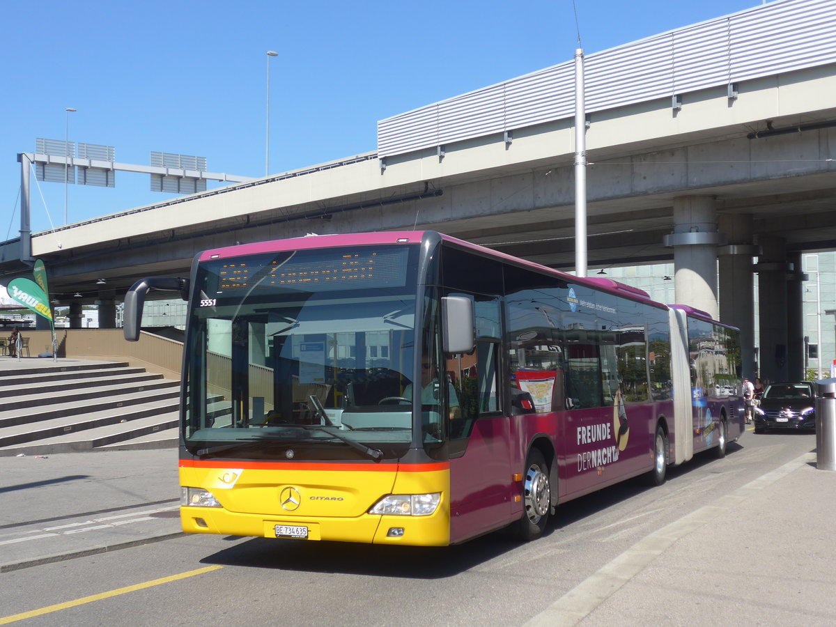 (219'596) - PostAuto Bern - Nr. 635/BE 734'635 - Mercedes am 9. August 2020 beim Bahnhof Bern Europaplatz