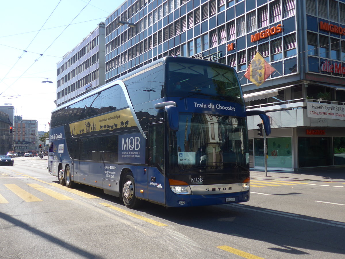 (219'608) - Gander, Chteau-d'Oex - VD 43'101 - Setra am 9. August 2020 beim Bahnhof Bern