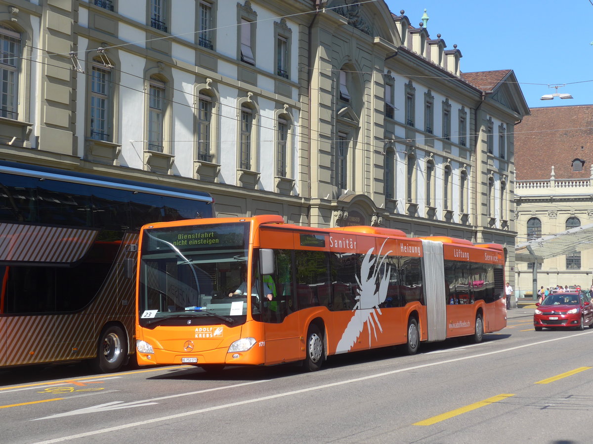 (219'612) - STI Thun - Nr. 171/BE 752'171 - Mercedes am 9. August 2020 beim Bahnhof Bern