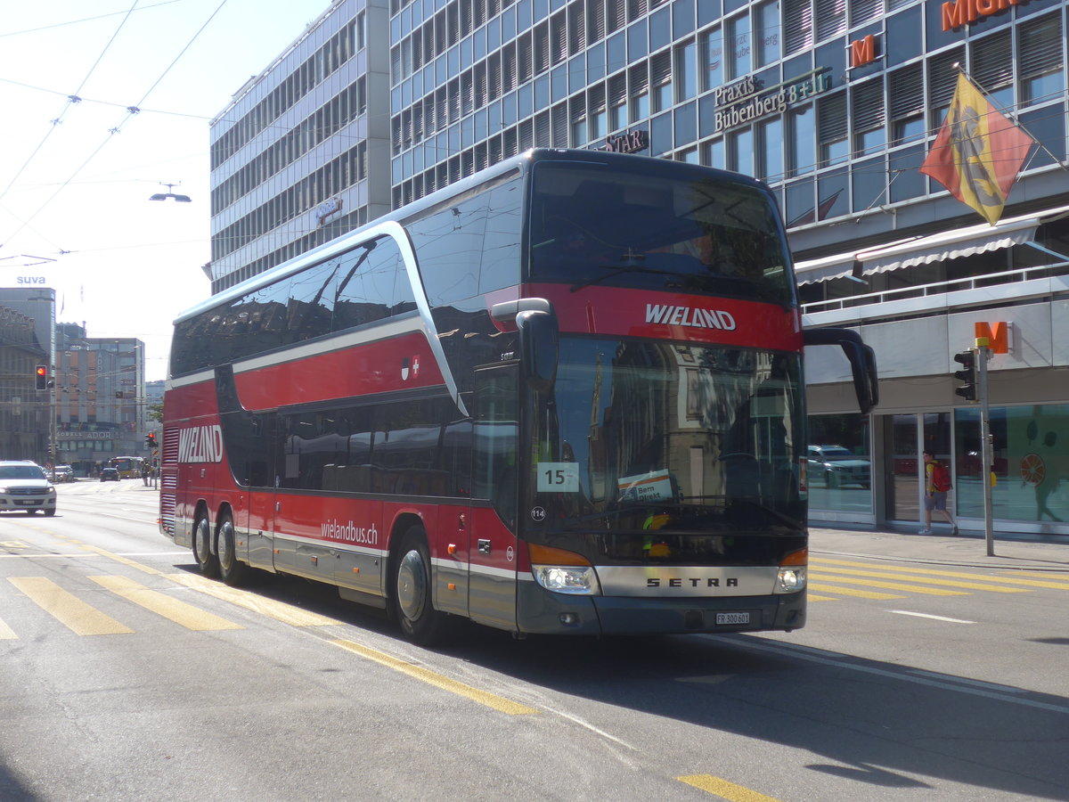 (219'618) - Wieland, Murten - Nr. 114/FR 300'601 - Setra am 9. August 2020 beim Bahnhof Bern