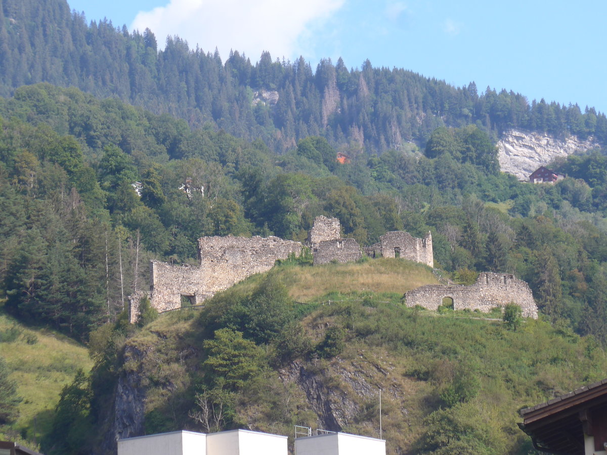(219'744) - Burgruine Solavers am 16. August 2020 in Gr�sch