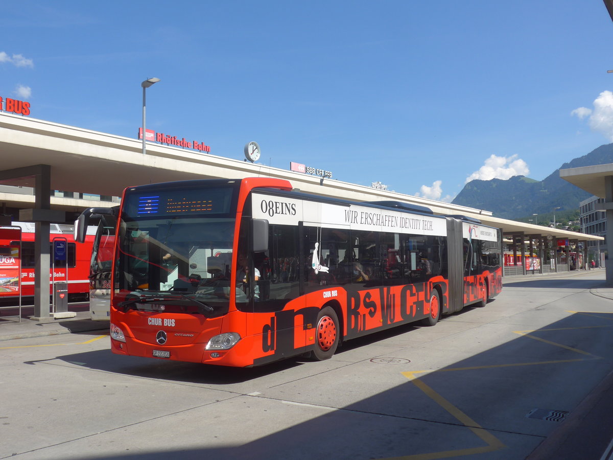 (219'779) - SBC Chur - Nr. 58/GR 155'858 - Mercedes am 16. August 2020 beim Bahnhof Chur