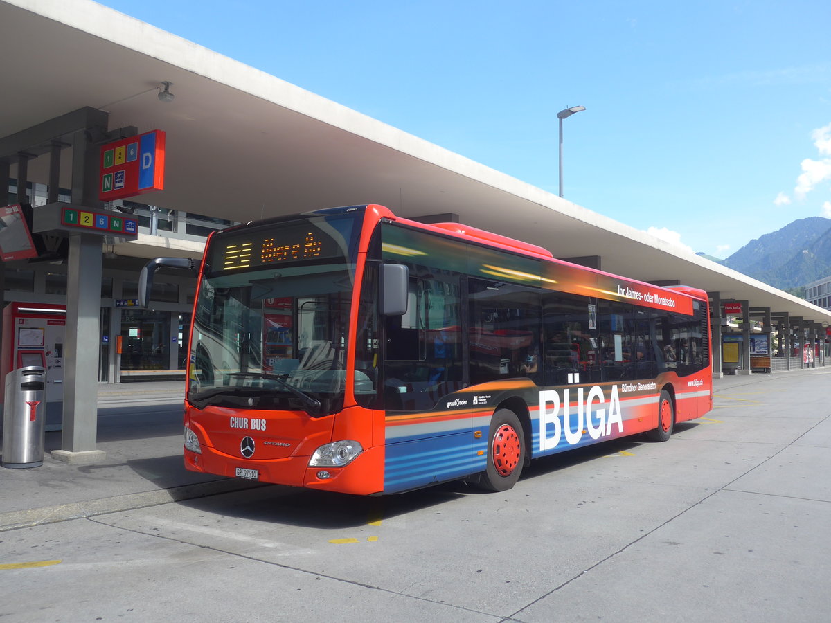 (219'780) - SBC Chur - Nr. 10/GR 97'510 - Mercedes am 16. August 2020 beim Bahnhof Chur