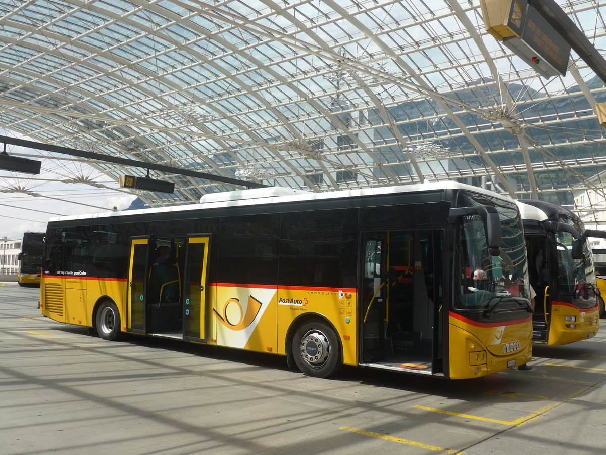 (219'808) - PostAuto Graubnden - GR 170'435 - Iveco am 16. August 2020 in Chur, Postautostation