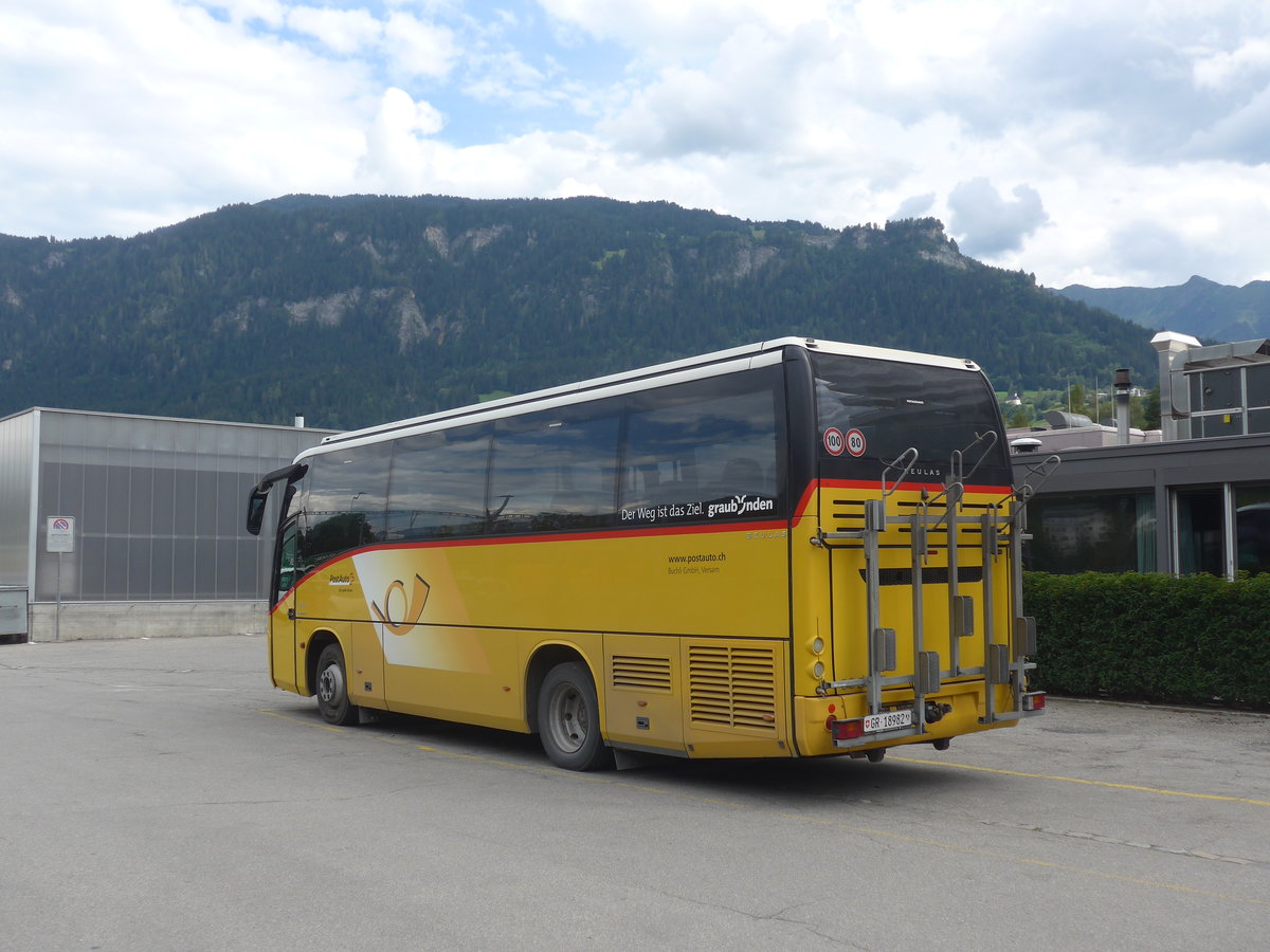 (219'827) - Buchli, Versam - GR 18'982 - MAN/Beulas am 16. August 2020 beim Bahnhof Ilanz