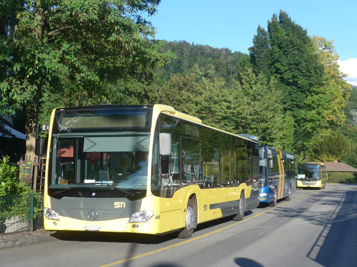 (219'863) - STI Thun - Nr. 406/BE 820'406 - Mercedes am 20. August 2020 bei der Schifflndte Thun