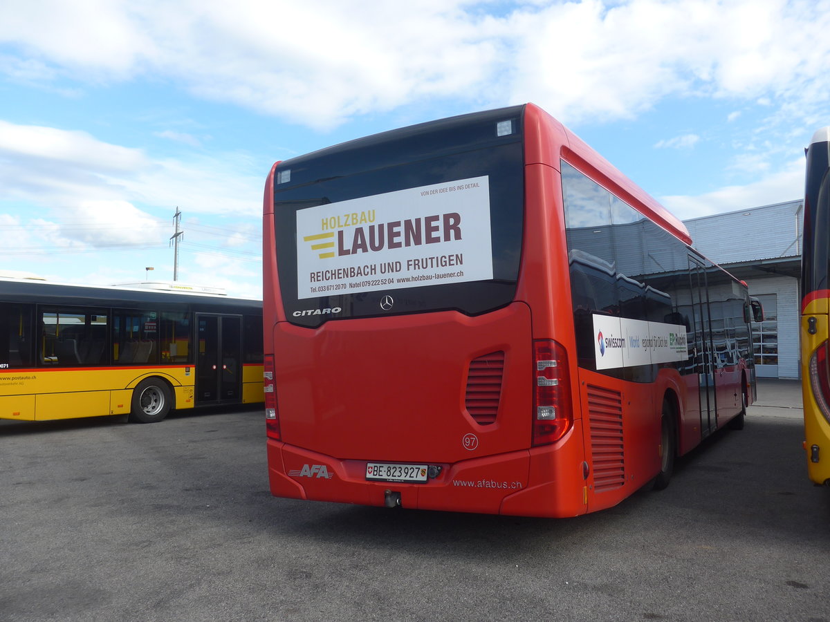 (220'060) - AFA Adelboden - Nr. 97/BE 823'927 - Mercedes am 23. August 2020 in Kerzers, Interbus