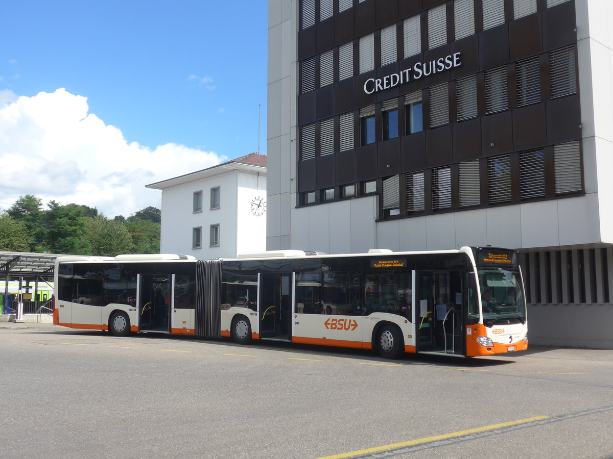 (220'078) - BSU Solothurn - Nr. 34/SO 189'034 - Mercedes am 23. August 2020 beim Bahnhof Burgdorf