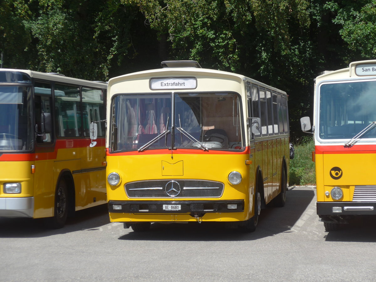 (220'099) - Schweizer, Schliern - BE 8680 - Mercedes/R&J (ex SBE Mettleneggen, Wattenwil; ex Frommelt, FL-Vaduz) am 23. August 2020 in Burgdorf, kihof Ziegelgut