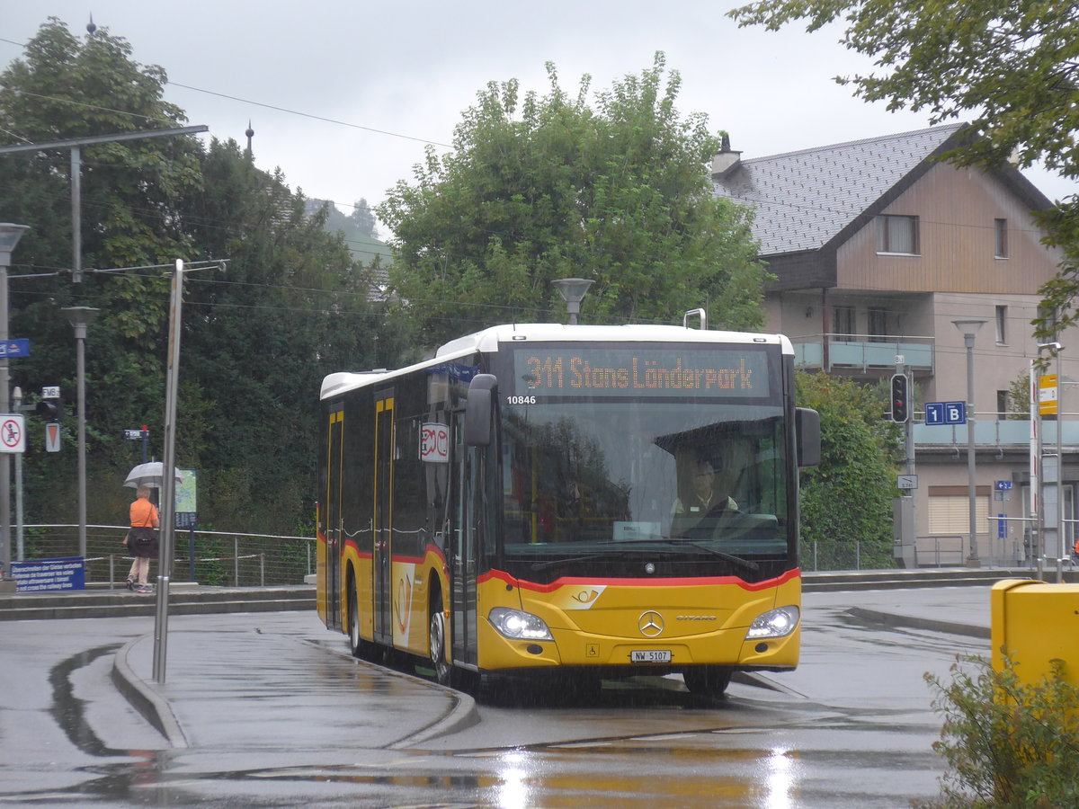 (220'202) - Thepra, Stans - Nr. 12/NW 5107 - Mercedes am 29. August 2020 beim Bahnhof Stans