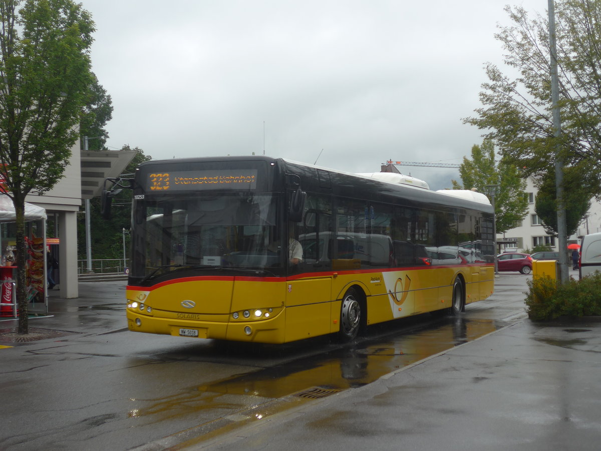 (220'209) - Thepra, Stans - Nr. 26/NW 5018 - Solaris am 29. August 2020 beim Bahnhof Stans