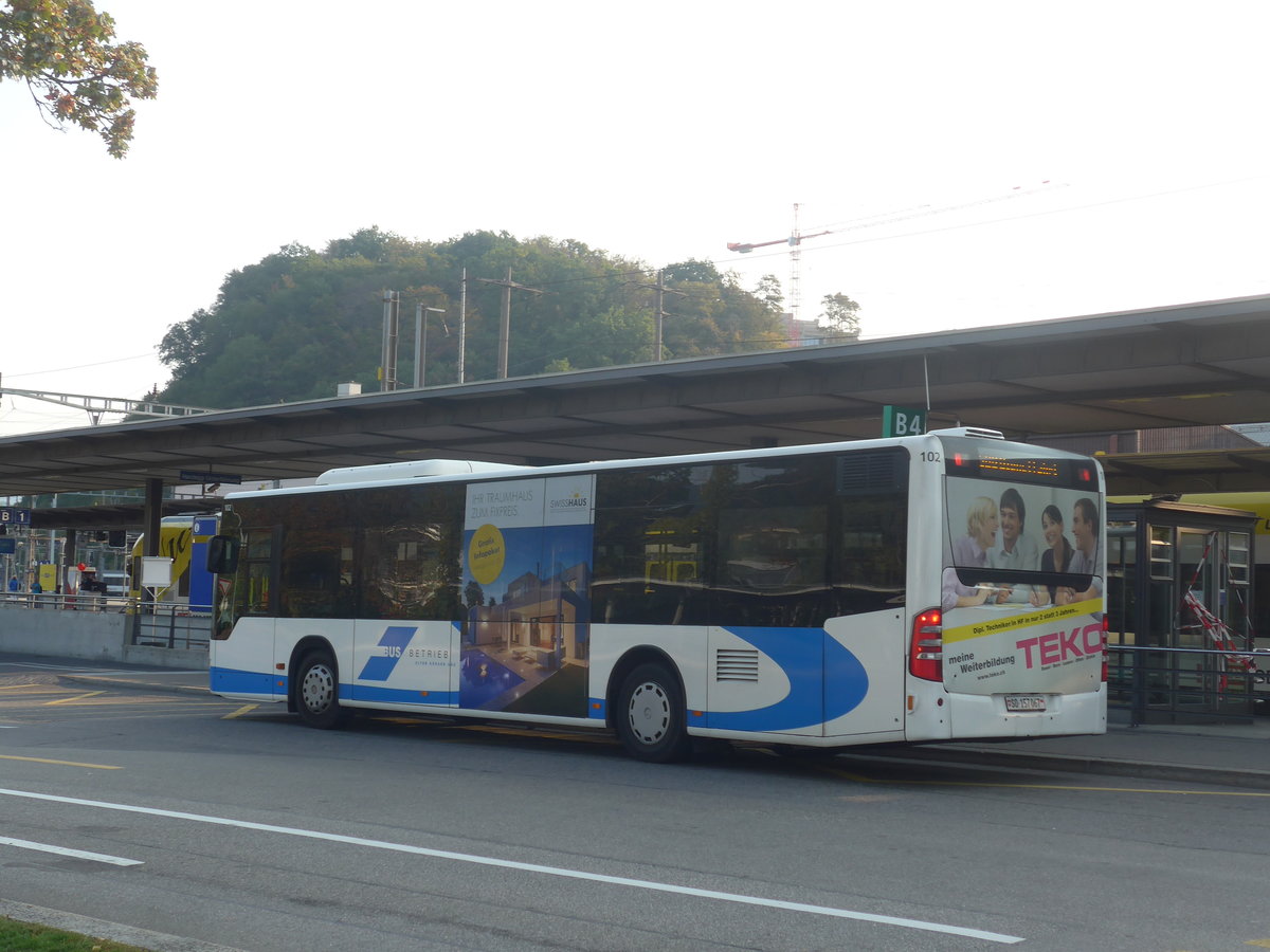 (220'708) - BOGG Wangen b.O. - Nr. 102/SO 157'067 - Mercedes am 13. September 2020 beim Bahnhof Olten