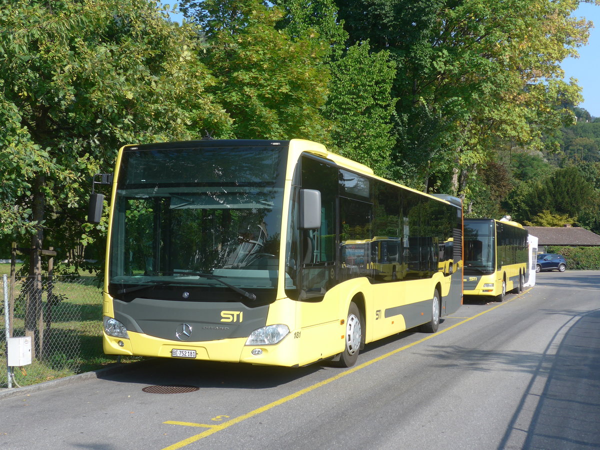 (220'770) - STI Thun - Nr. 181/BE 752'181 - Mercedes am 13. September 2020 beim der Schifflndte Thun