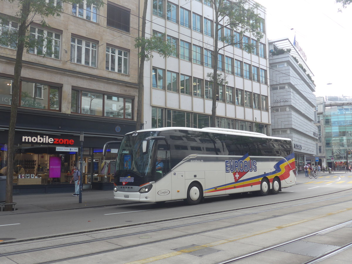 (220'964) - Saner, Laufen - Nr. 20/BL 204'253 - Setra am 22. September 2020 in Zrich, Lwenstrasse